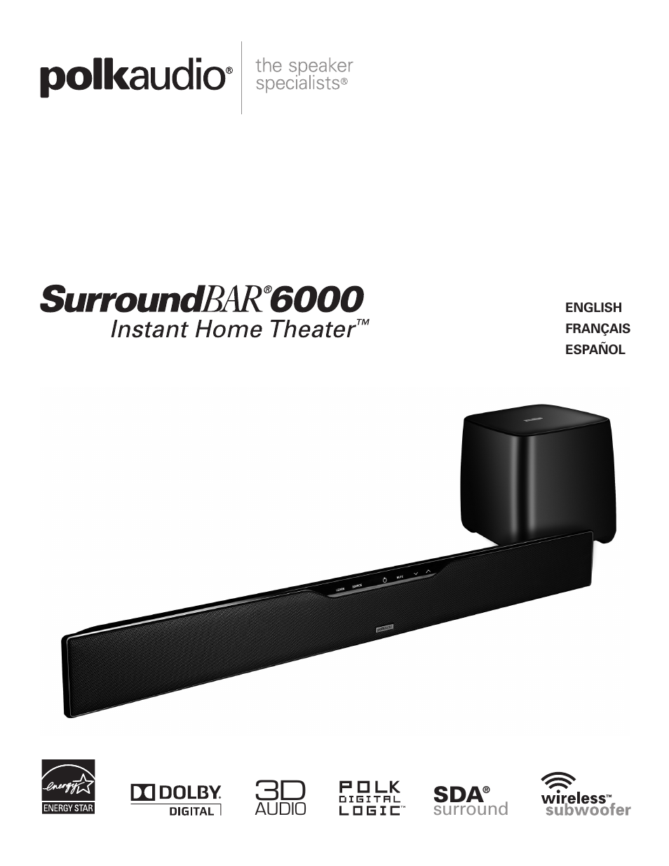 Polk Audio SURROUNDBAR 6000 User Manual | 32 pages