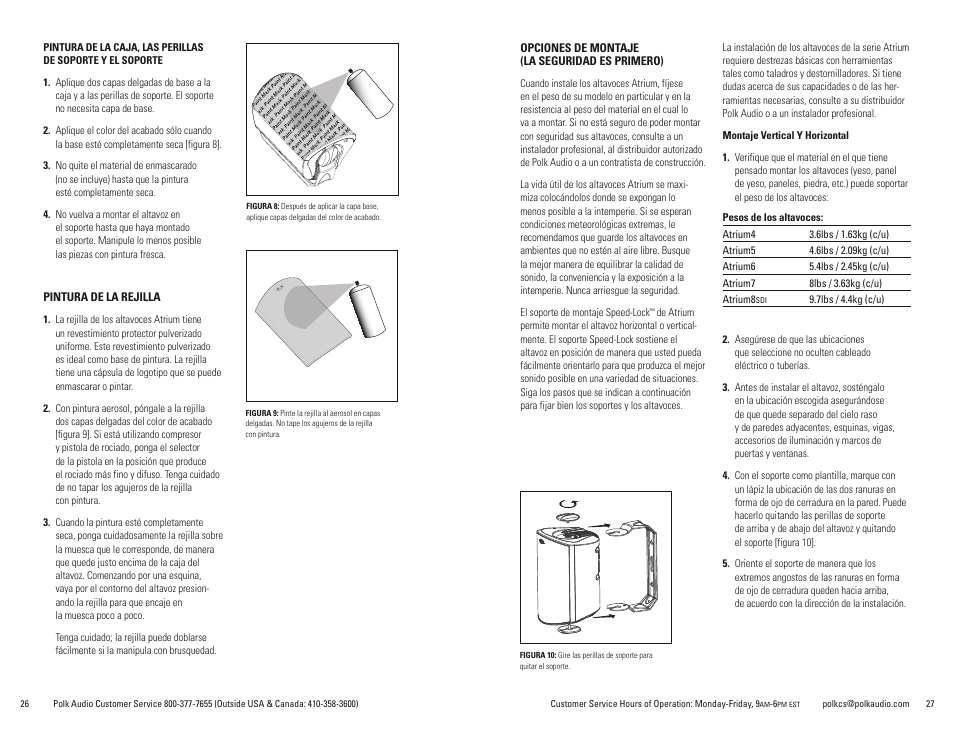 Polk Audio Atrium 8SDI User Manual | Page 14 / 27