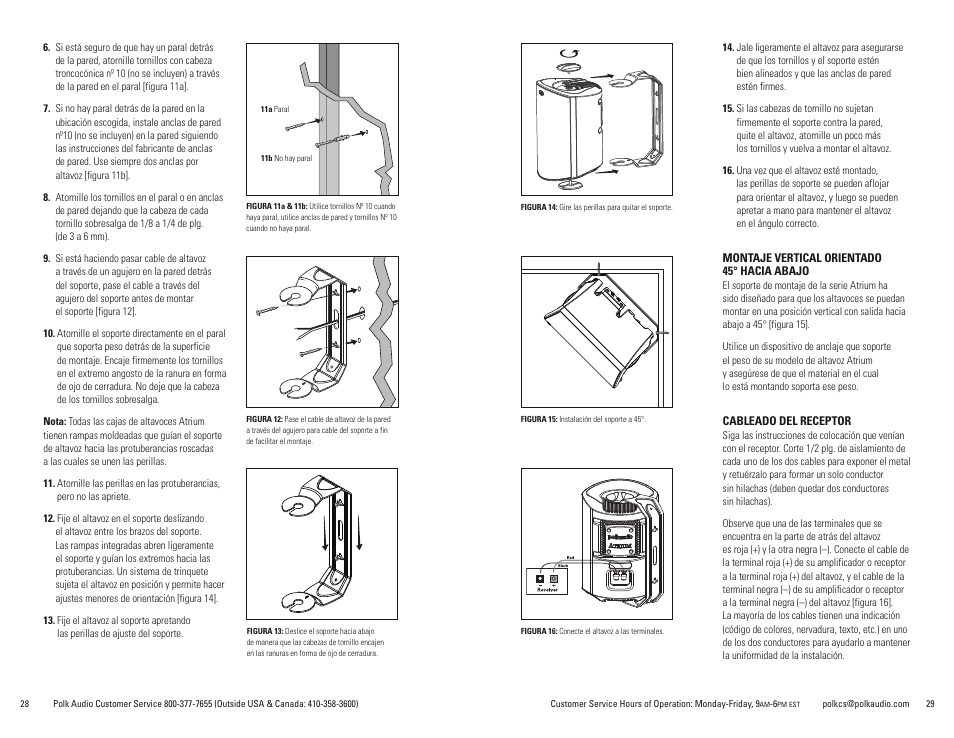 Polk Audio Atrium 8SDI User Manual | Page 15 / 27