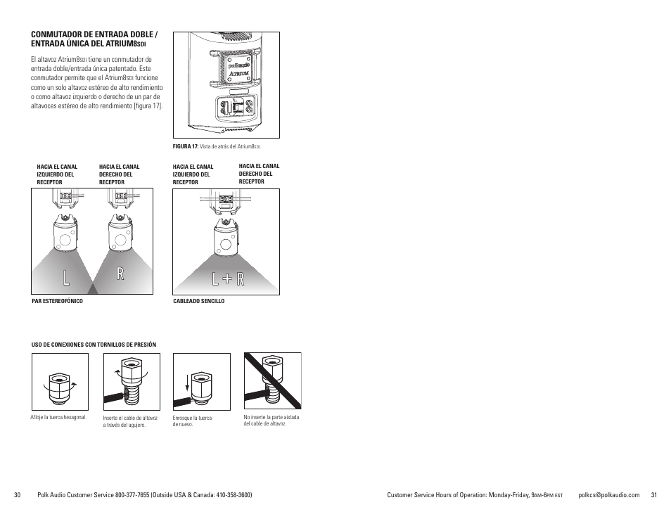 Polk Audio Atrium 8SDI User Manual | Page 16 / 27