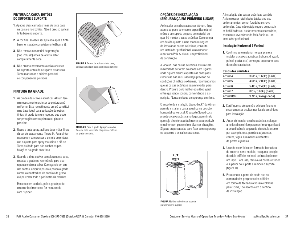 Polk Audio Atrium 8SDI User Manual | Page 19 / 27
