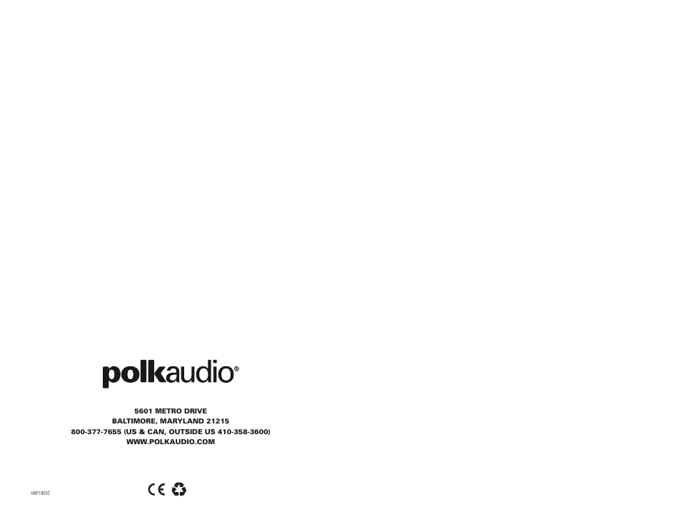 Polk Audio Atrium 8SDI User Manual | Page 27 / 27