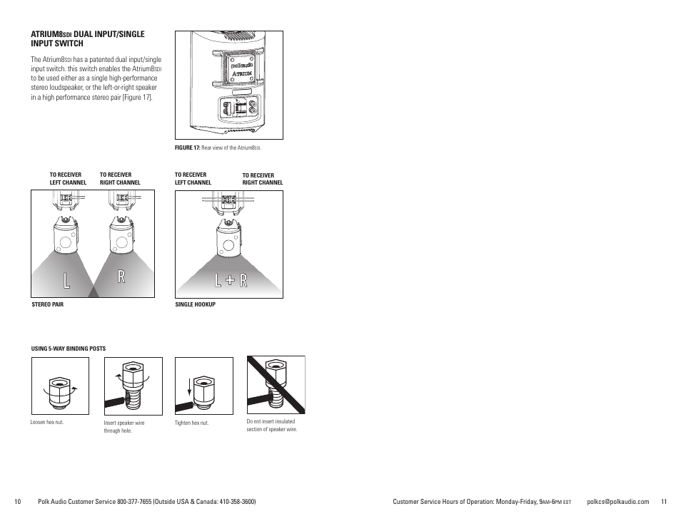 Polk Audio Atrium 8SDI User Manual | Page 6 / 27