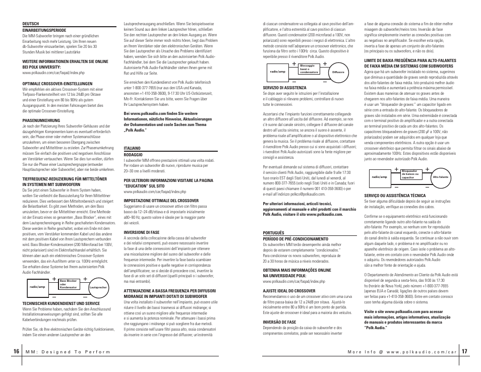 Polk Audio MM1040DVC User Manual | Page 9 / 16