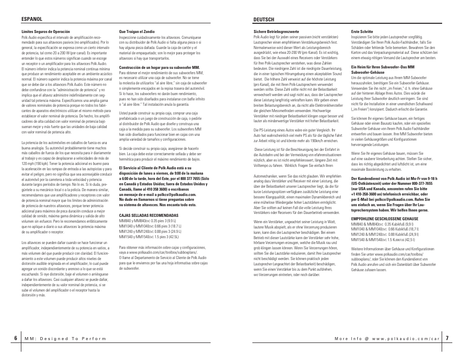 Polk Audio Mobile Monitor MM1240DVC User Manual | Page 3 / 15
