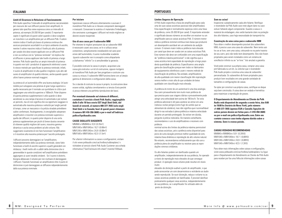 Polk Audio Mobile Monitor MM1240DVC User Manual | Page 4 / 15