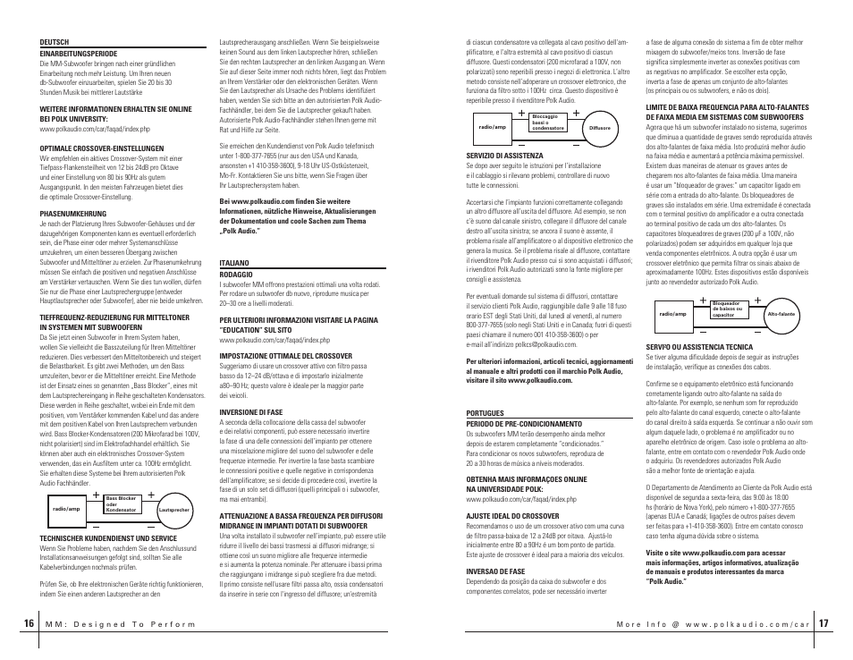 Polk Audio Mobile Monitor MM1240DVC User Manual | Page 8 / 15