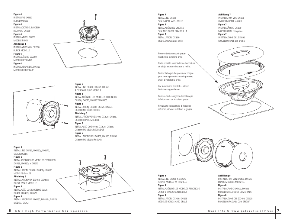 Polk Audio DXi350 User Manual | Page 4 / 14