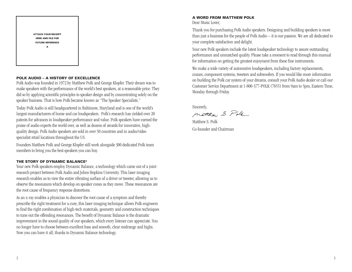 Polk Audio EX Series II Subwoofer EX652a User Manual | Page 2 / 8