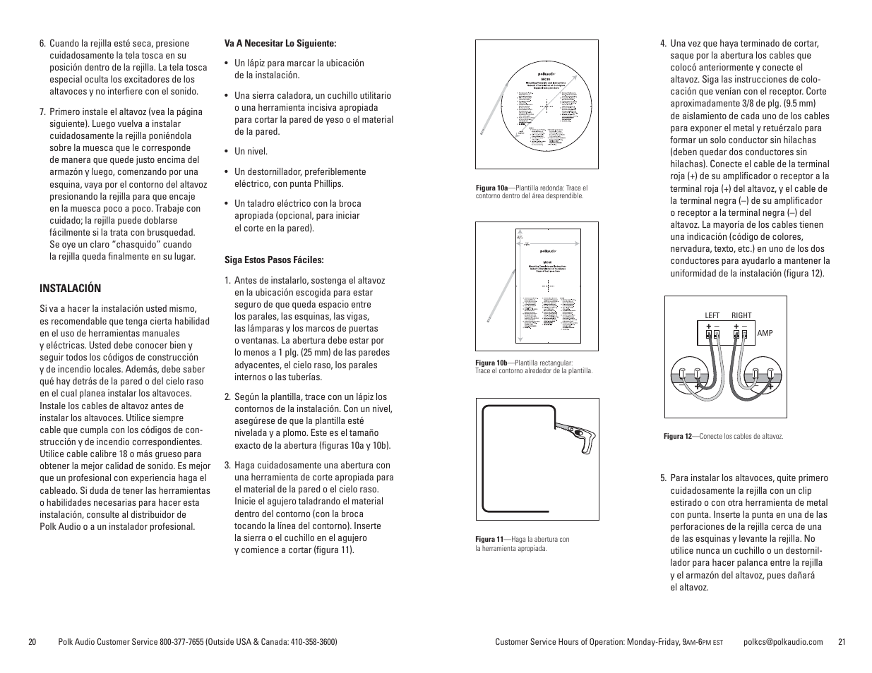 Polk Audio MCSERIES MC60 User Manual | Page 11 / 13
