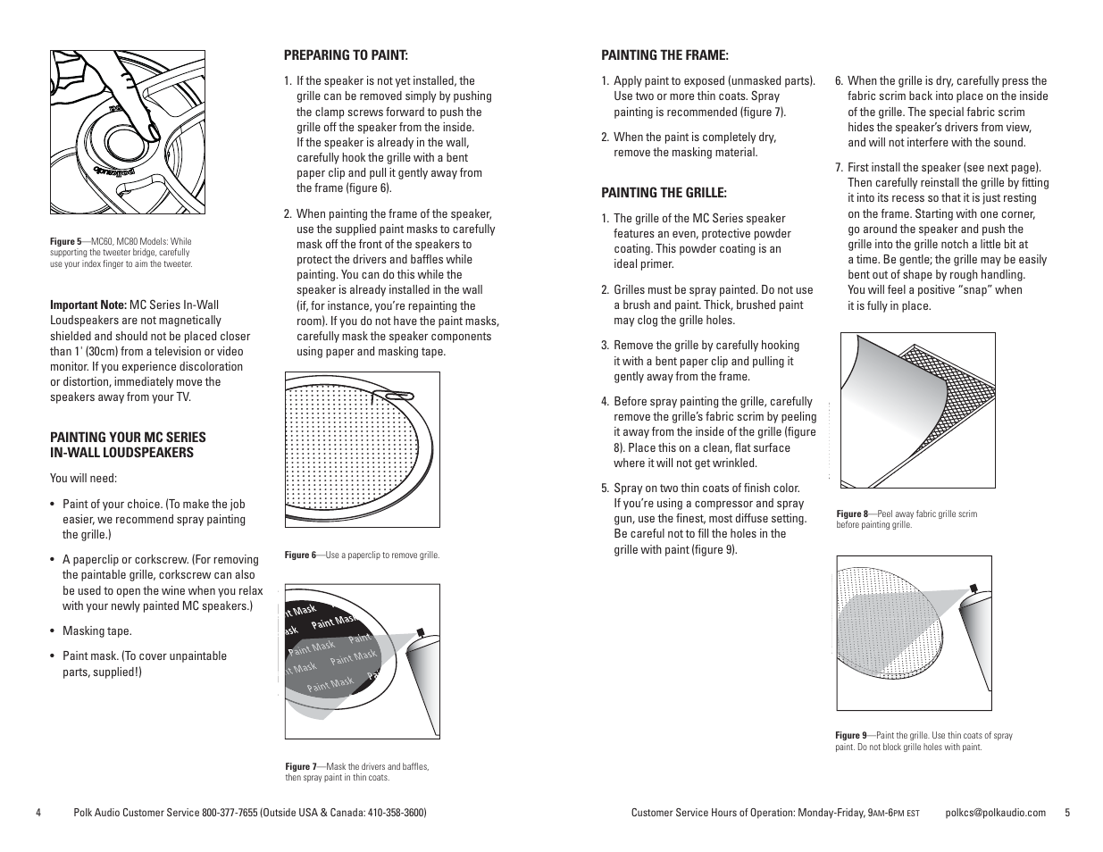 Polk Audio MCSERIES MC60 User Manual | Page 3 / 13