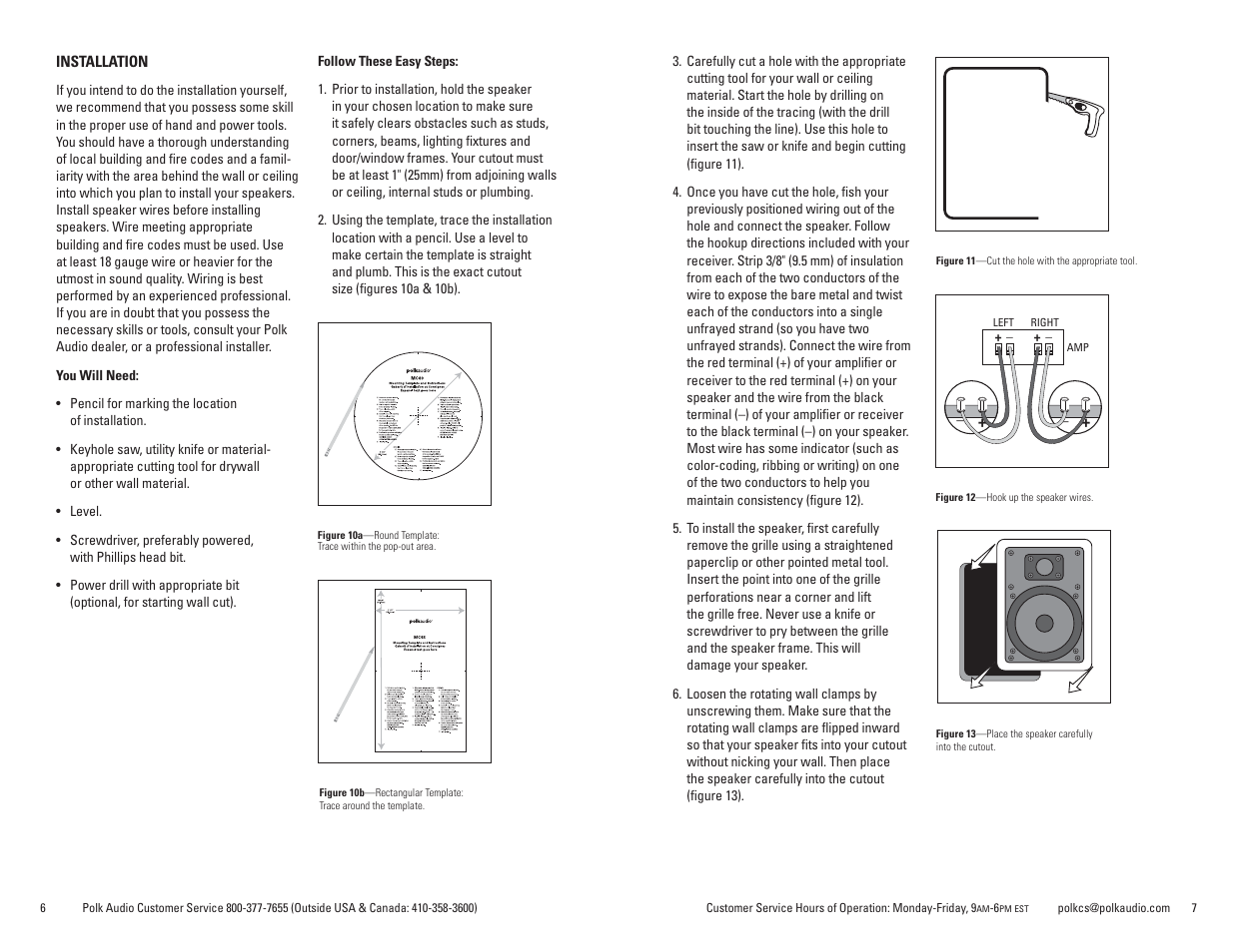 Polk Audio MCSERIES MC60 User Manual | Page 4 / 13