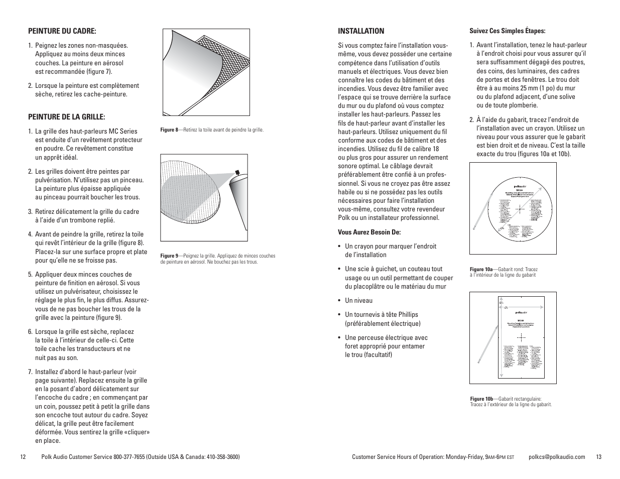 Polk Audio MCSERIES MC60 User Manual | Page 7 / 13
