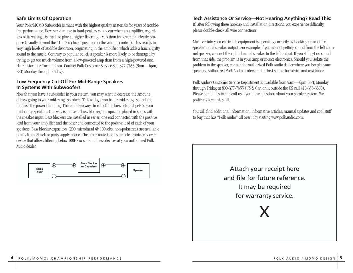 Polk Audio MM124 User Manual | Page 3 / 5