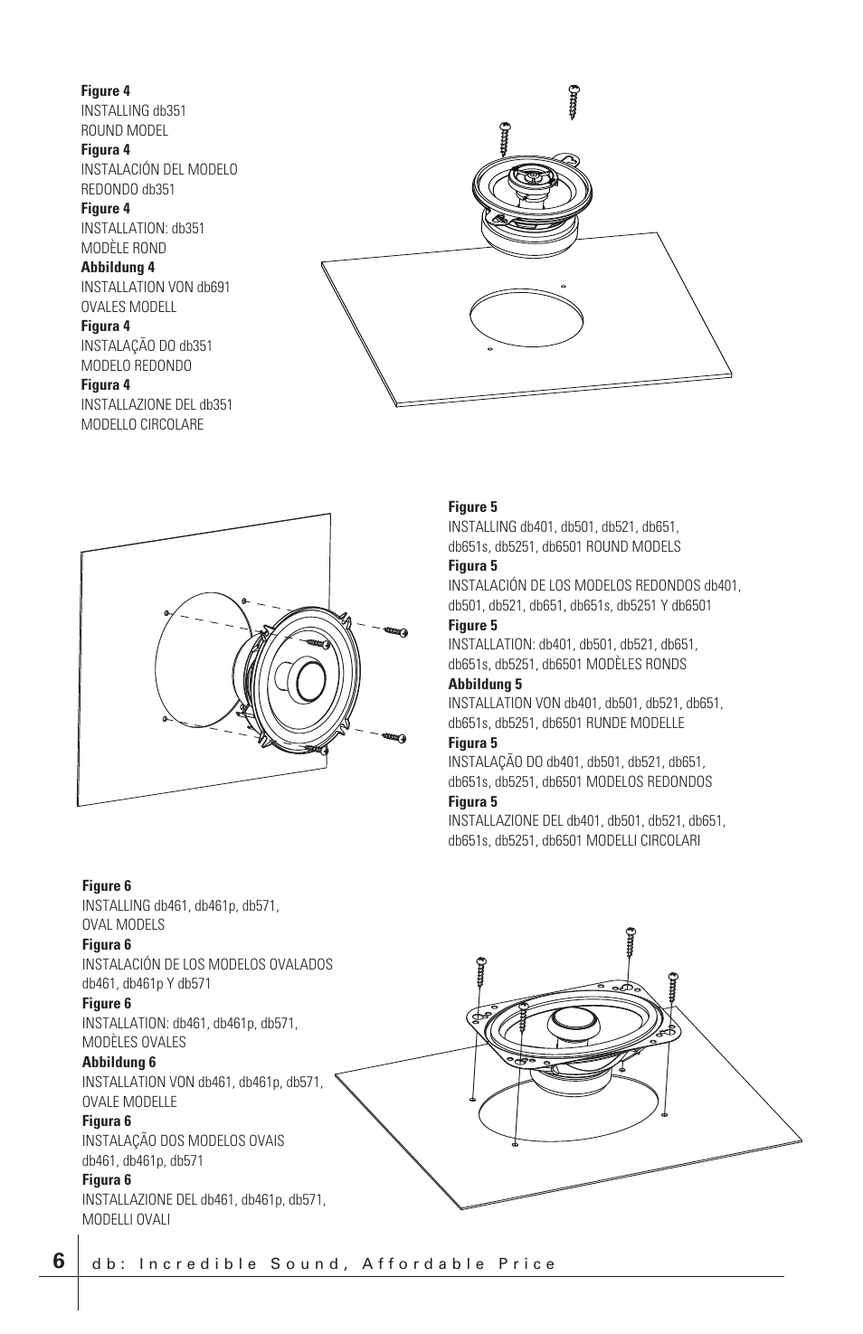 Polk Audio db651 User Manual | Page 6 / 28