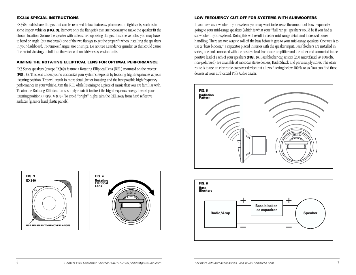 Polk Audio EX3 User Manual | Page 4 / 6