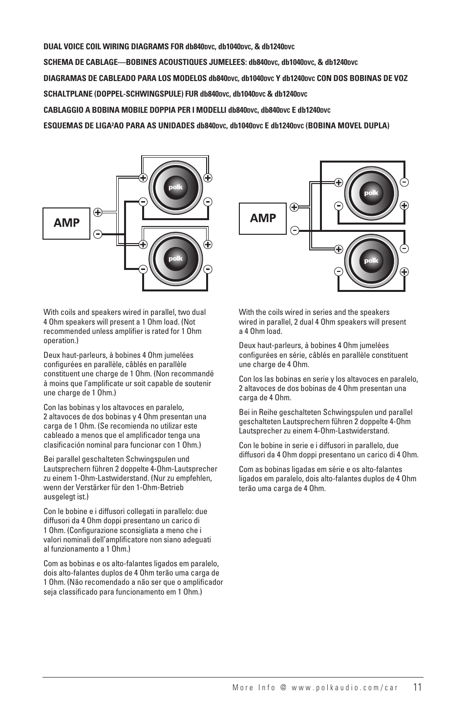 Polk Audio DB1040 User Manual | Page 10 / 29