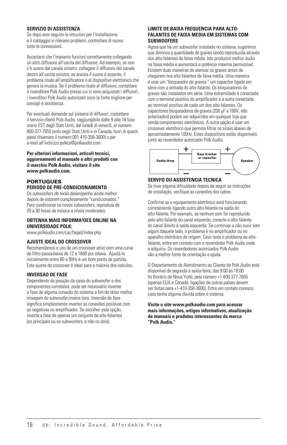 Polk Audio DB1040 User Manual | Page 15 / 29