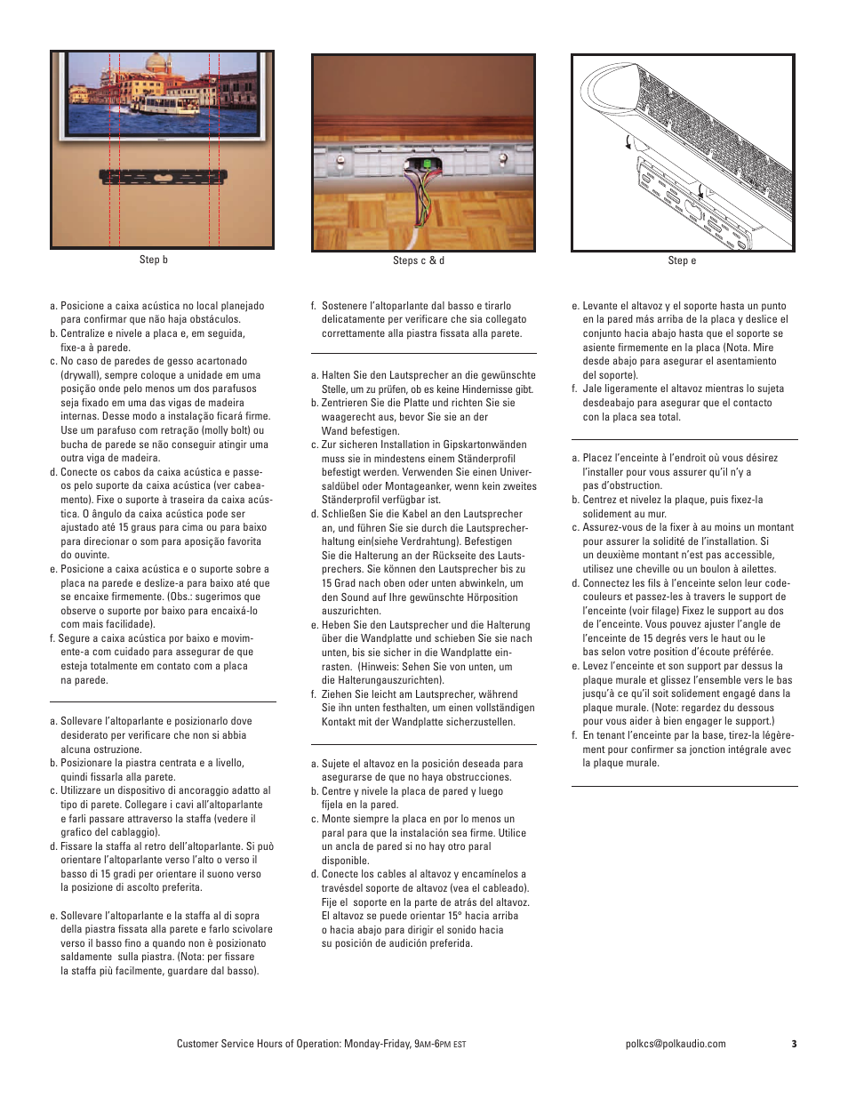 Polk Audio 50 User Manual | Page 3 / 12