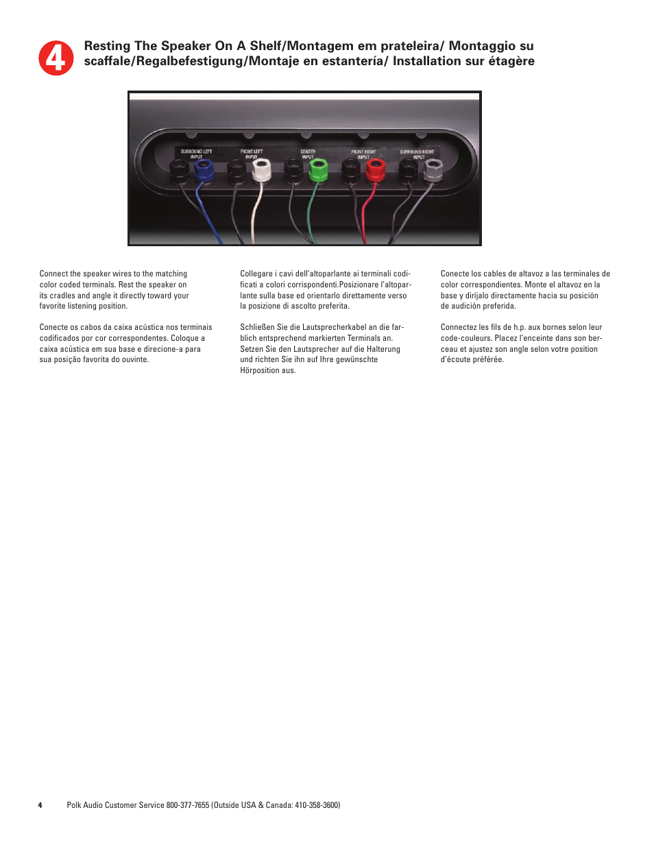 Polk Audio 50 User Manual | Page 4 / 12