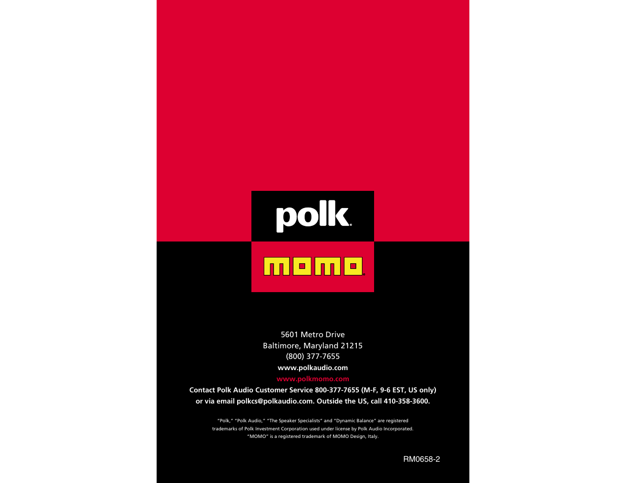 Polk Audio C400.4 User Manual | Page 13 / 13