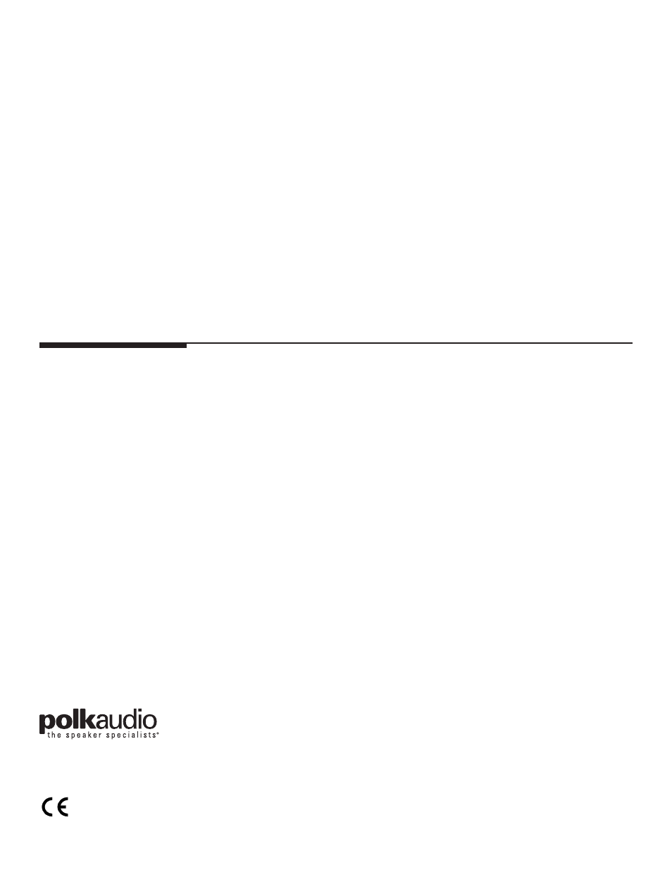 Polk Audio LSi FX User Manual | Page 8 / 8