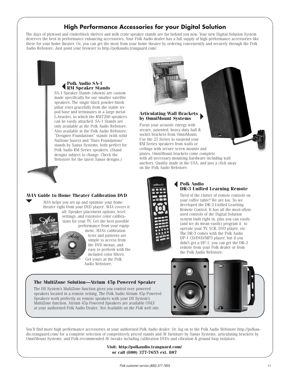 Polk Audio Digital Solution System User Manual | Page 15 / 32