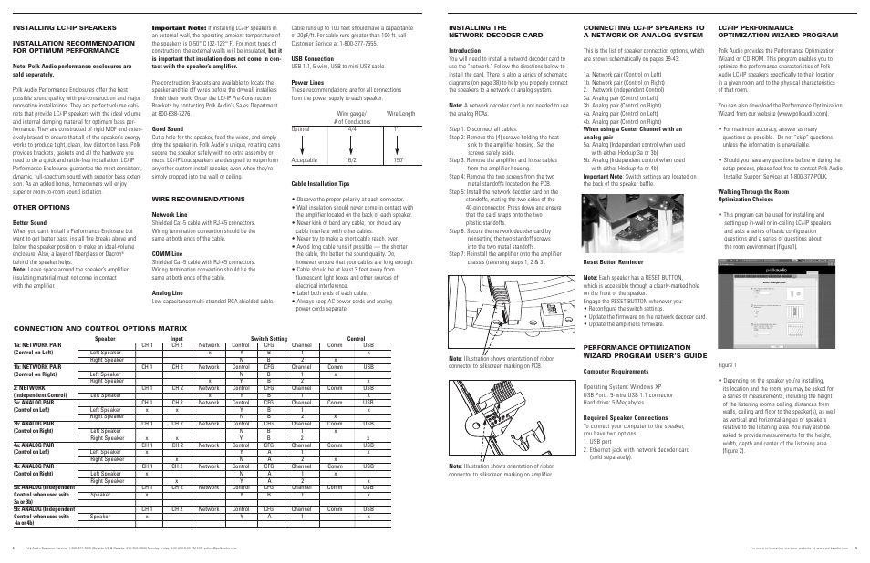 Polk Audio LC80i-IP User Manual | Page 3 / 11