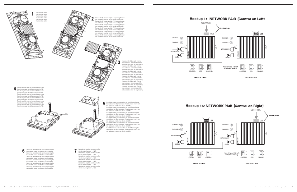 Hookup | Polk Audio LC80i-IP User Manual | Page 6 / 11