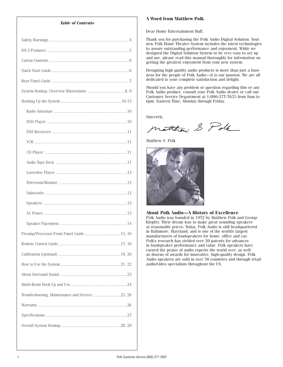 Polk Audio I-Sonic 2 User Manual | Page 2 / 32