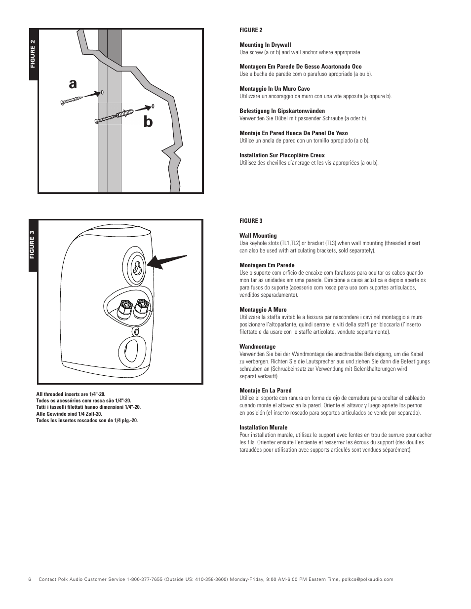 Polk Audio BLACKSTONE TL TL2600 User Manual | Page 6 / 16