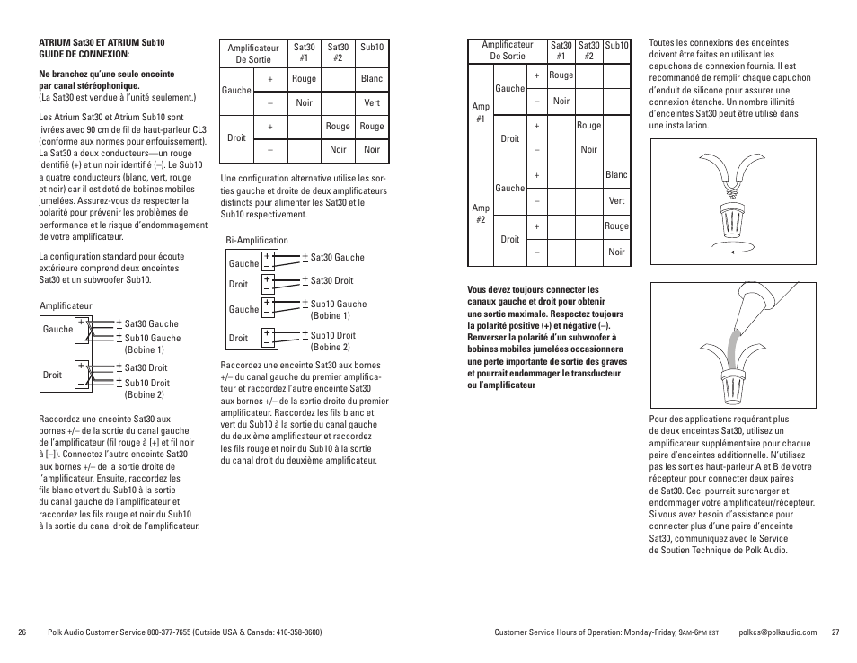 Polk Audio Atrium Sat30 User Manual | Page 14 / 23