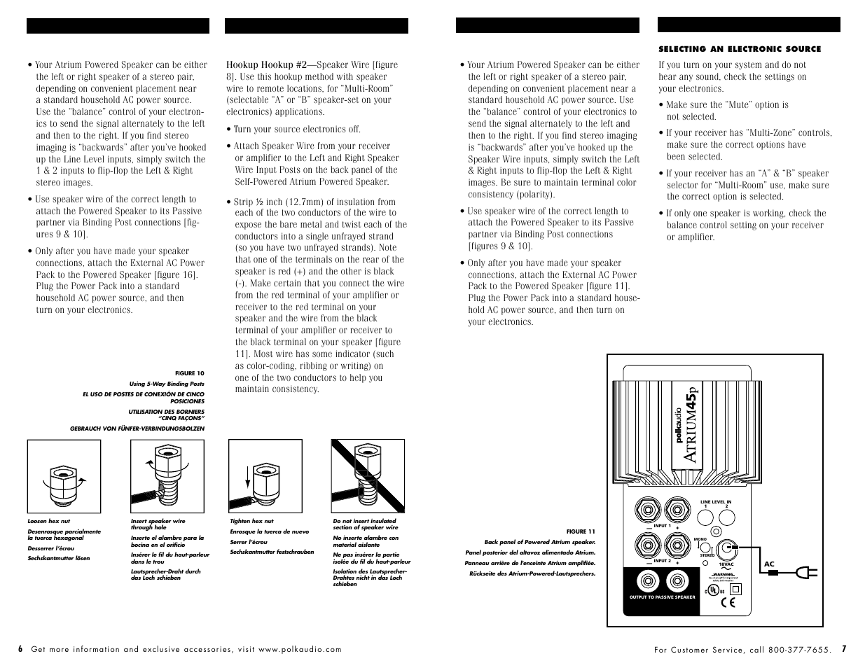 Polk Audio 45P User Manual | Page 4 / 7