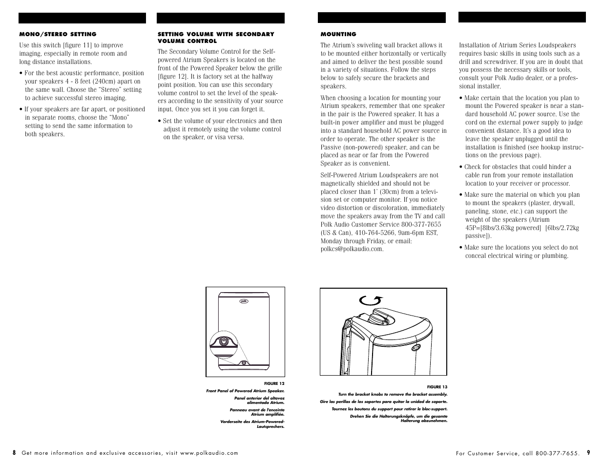 Polk Audio 45P User Manual | Page 5 / 7