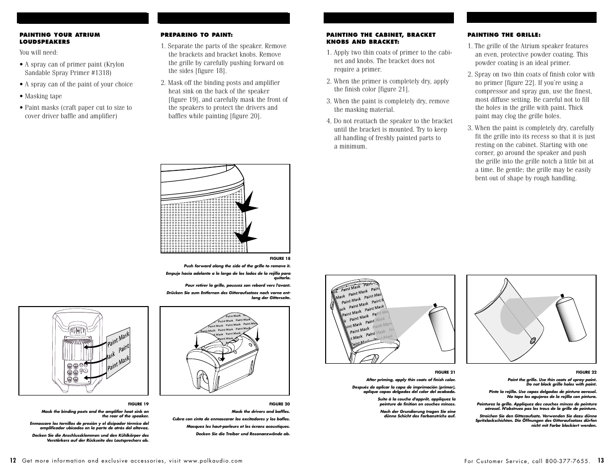Polk Audio 45P User Manual | Page 7 / 7