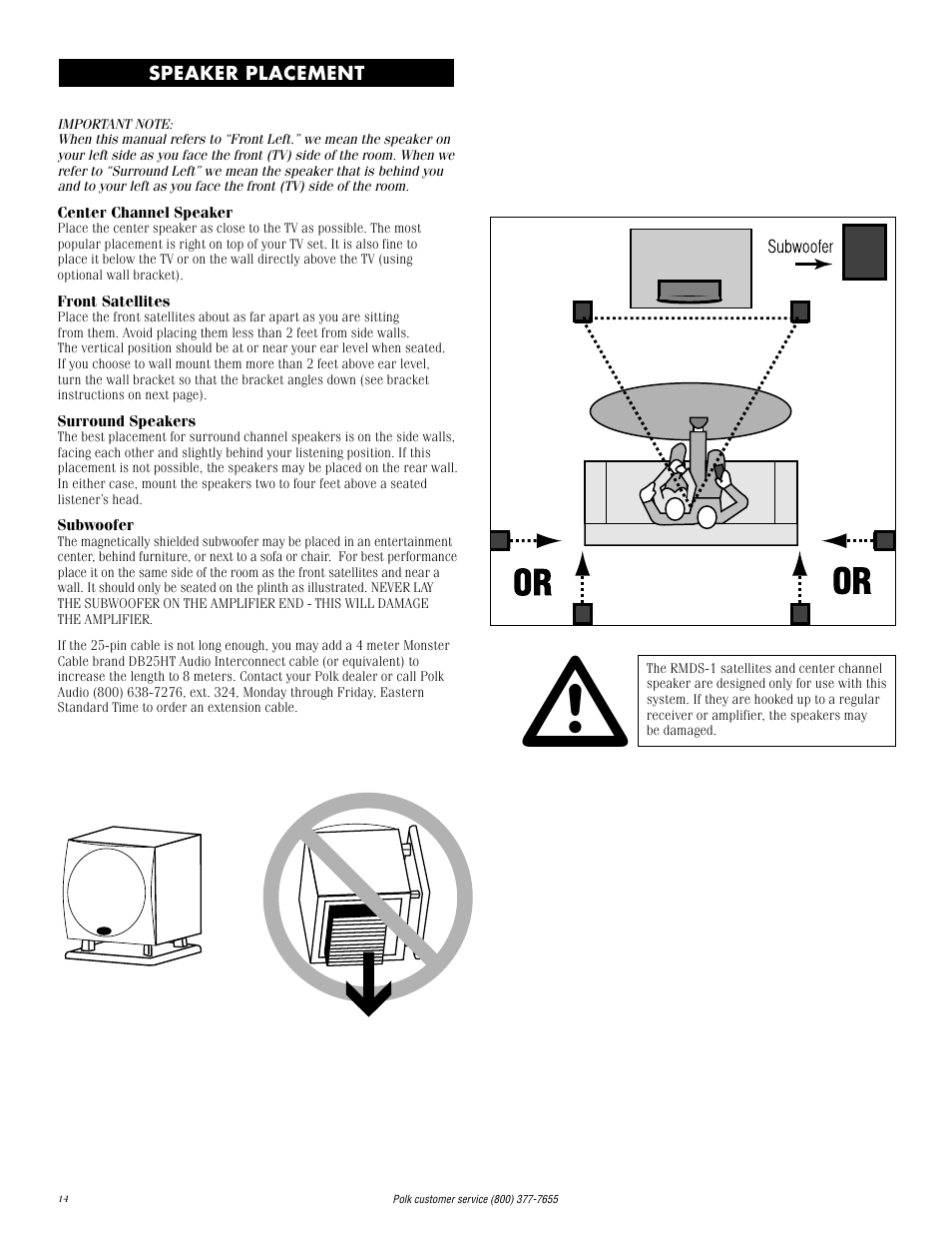 Polk Audio RMDS-1 User Manual | Page 14 / 32