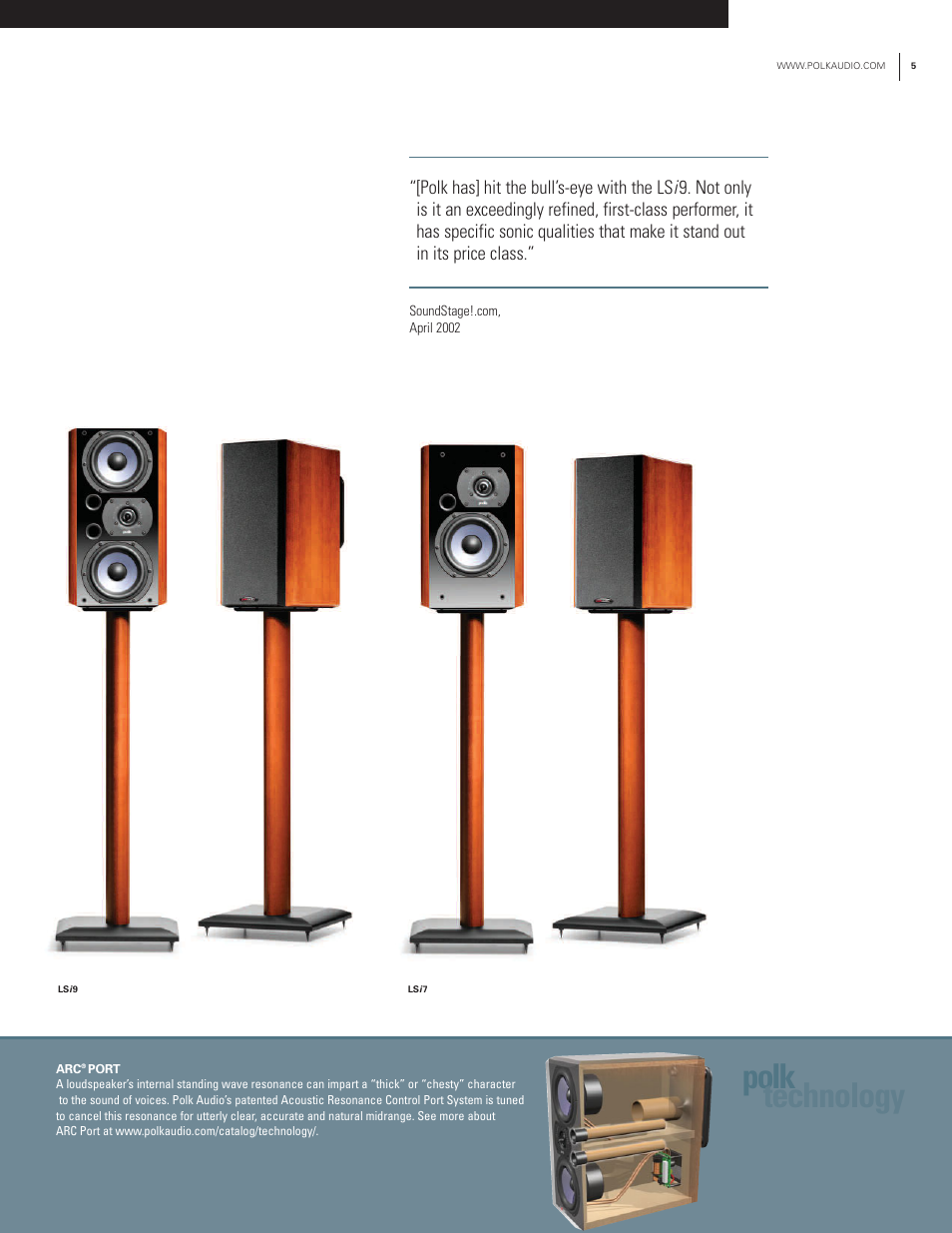 Polk technology | Polk Audio Lsi Series User Manual | Page 5 / 12