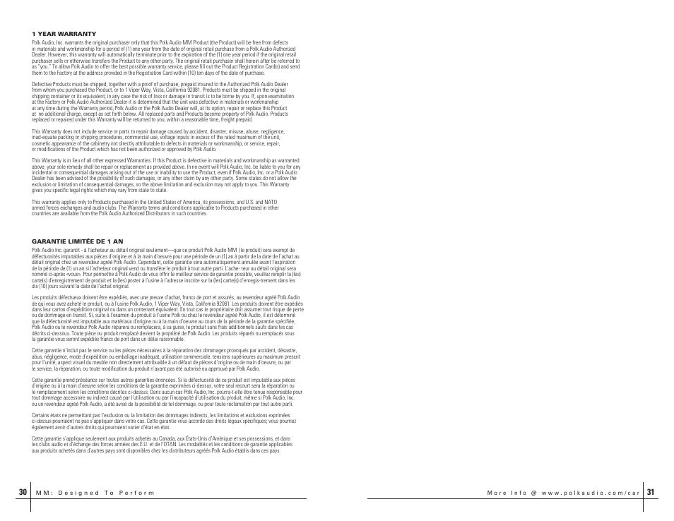 Polk Audio HBP1619-C User Manual | Page 16 / 16