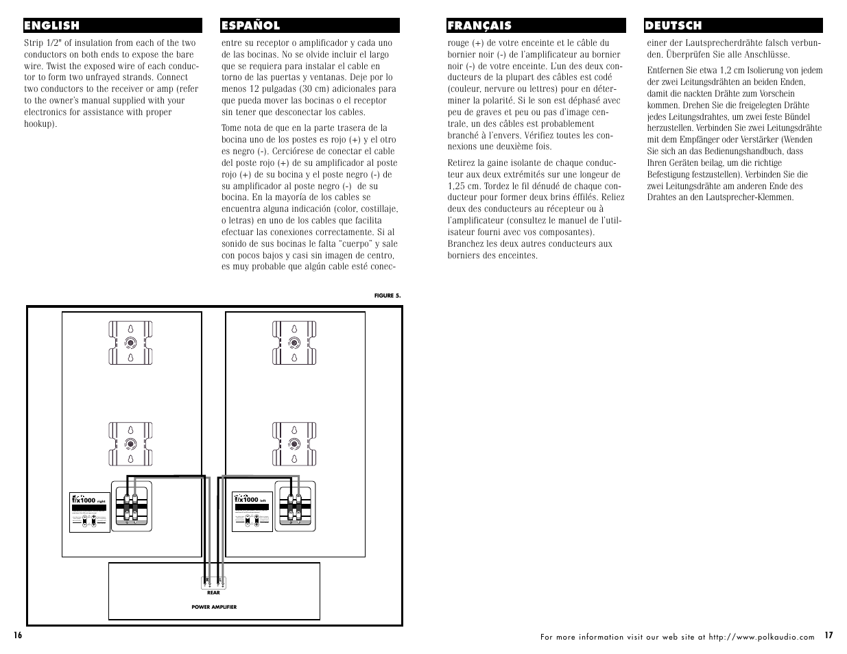Polk Audio f/x1000 User Manual | Page 9 / 14