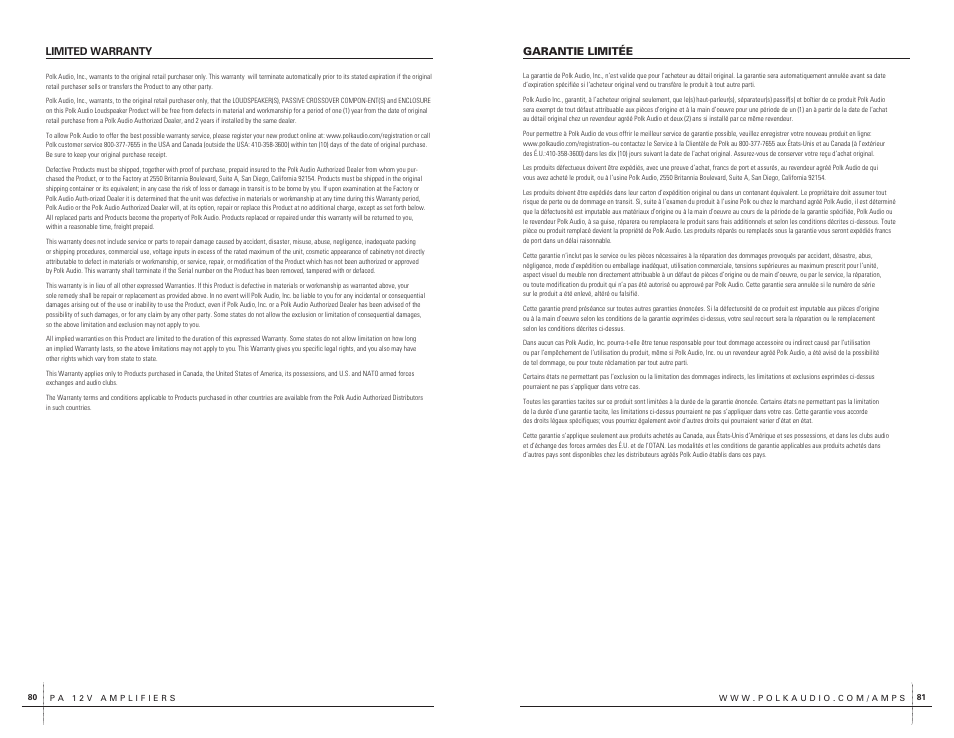 Polk Audio PA200.4 User Manual | Page 41 / 43