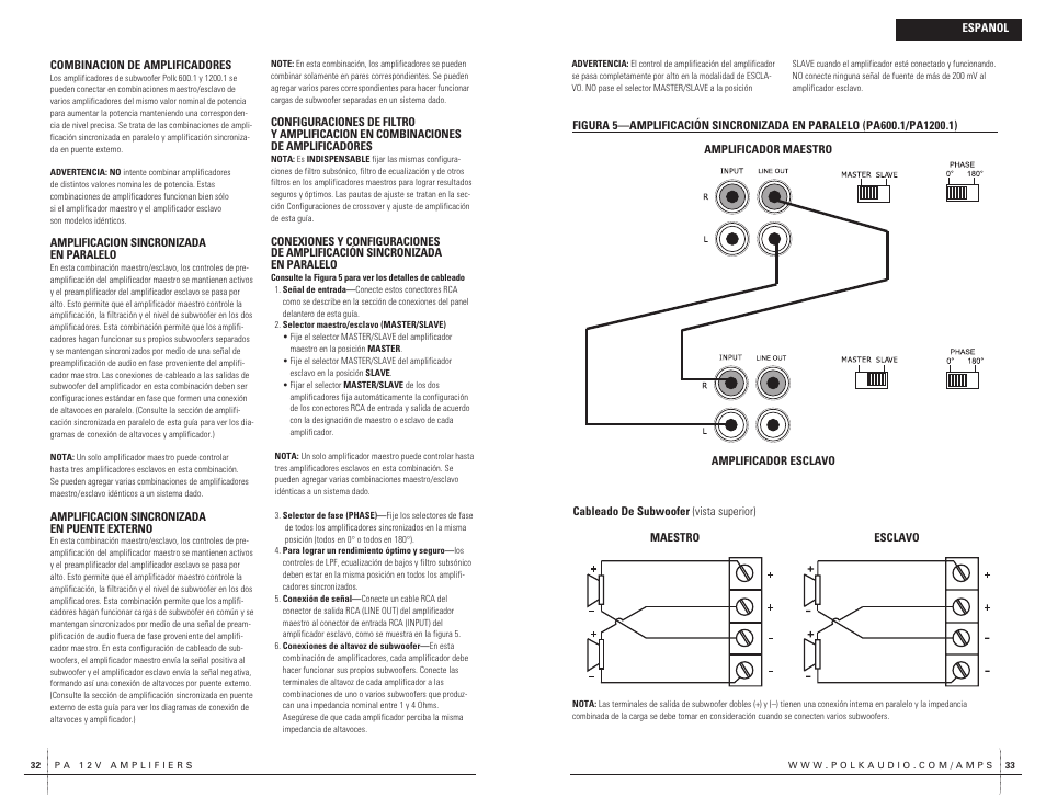 Polk Audio PA400.1 User Manual | Page 17 / 39