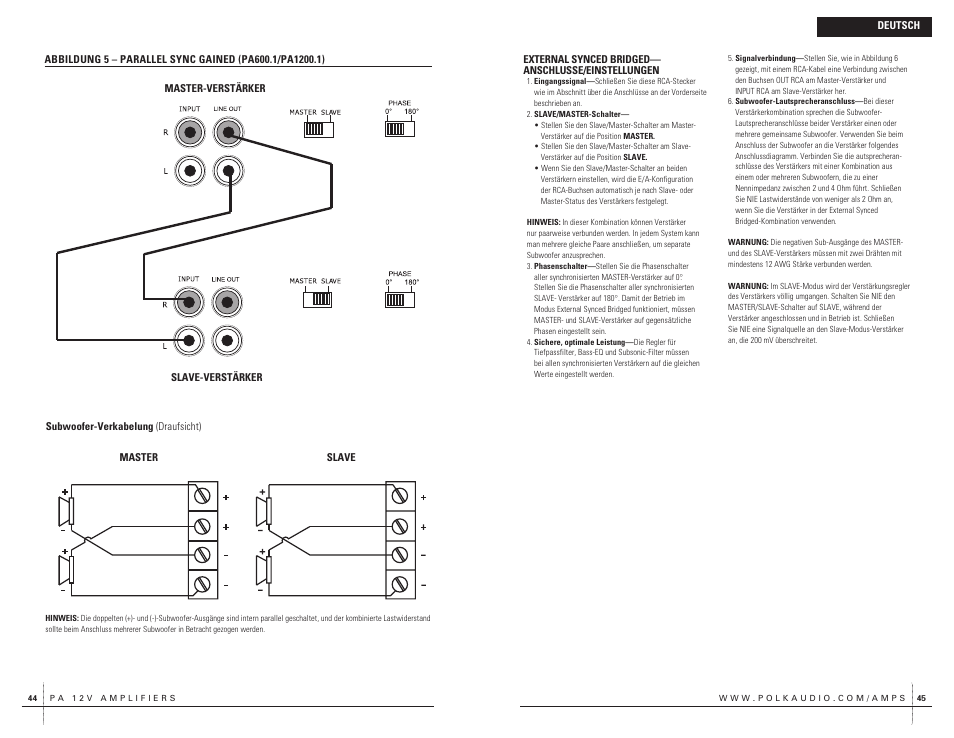 Polk Audio PA400.1 User Manual | Page 23 / 39