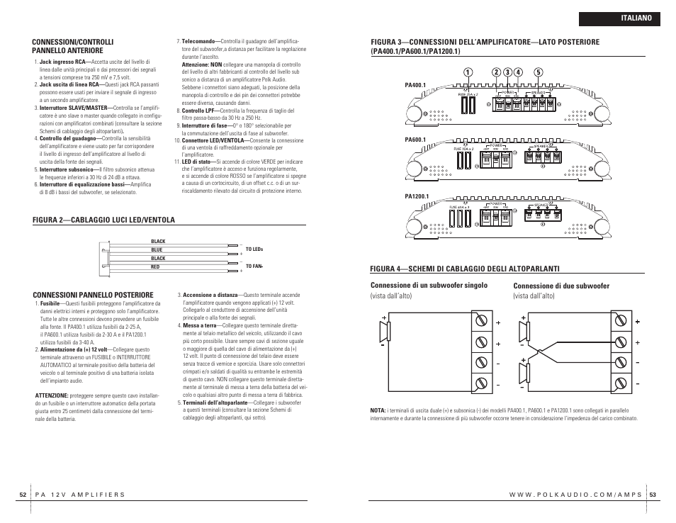 Polk Audio PA400.1 User Manual | Page 27 / 39