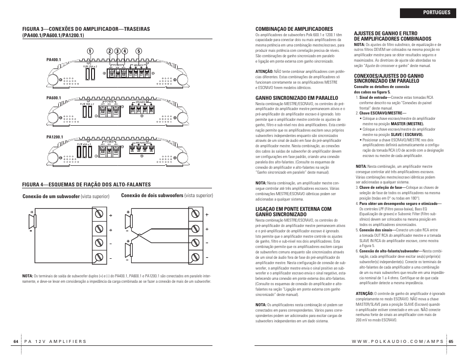 Polk Audio PA400.1 User Manual | Page 33 / 39