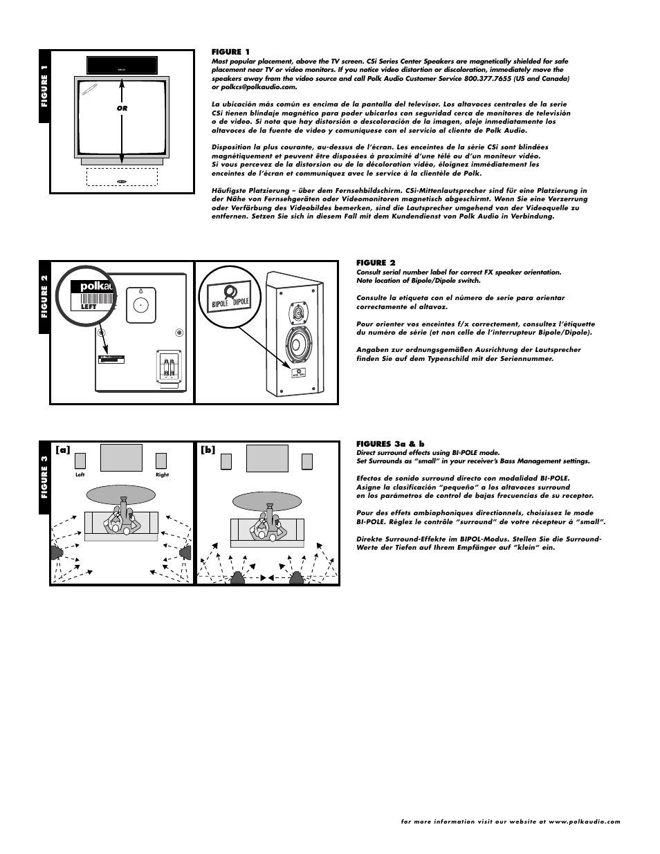 Polk Audio FXI30 User Manual | Page 3 / 8