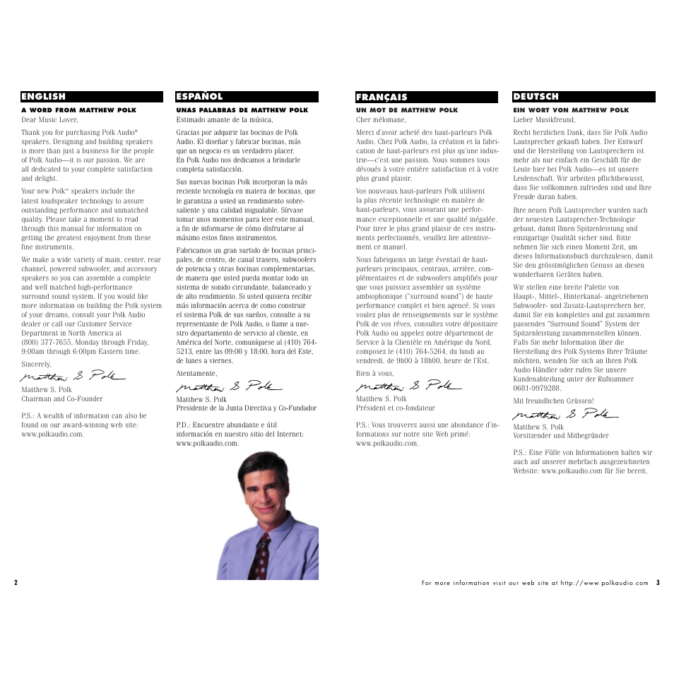 Polk Audio CS 245i User Manual | Page 2 / 10