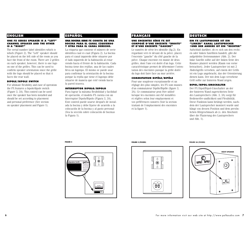 Polk Audio FX500i User Manual | Page 5 / 12
