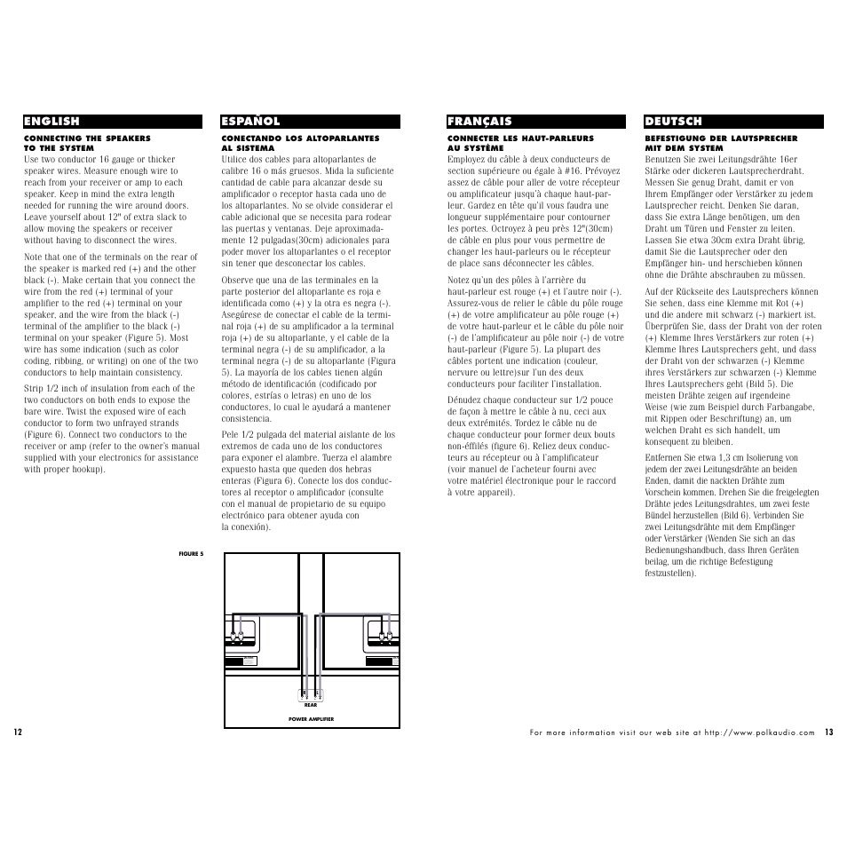 Polk Audio FX500i User Manual | Page 8 / 12