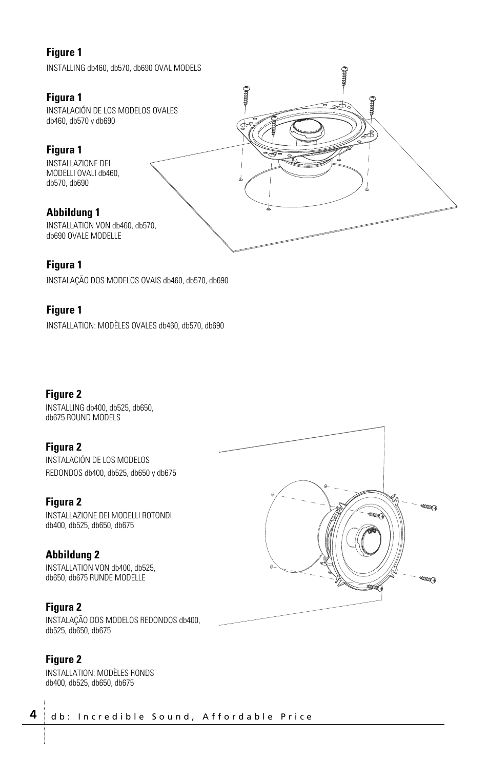 Polk Audio polkaudio the speaker specialists DB400 User Manual | Page 4 / 12