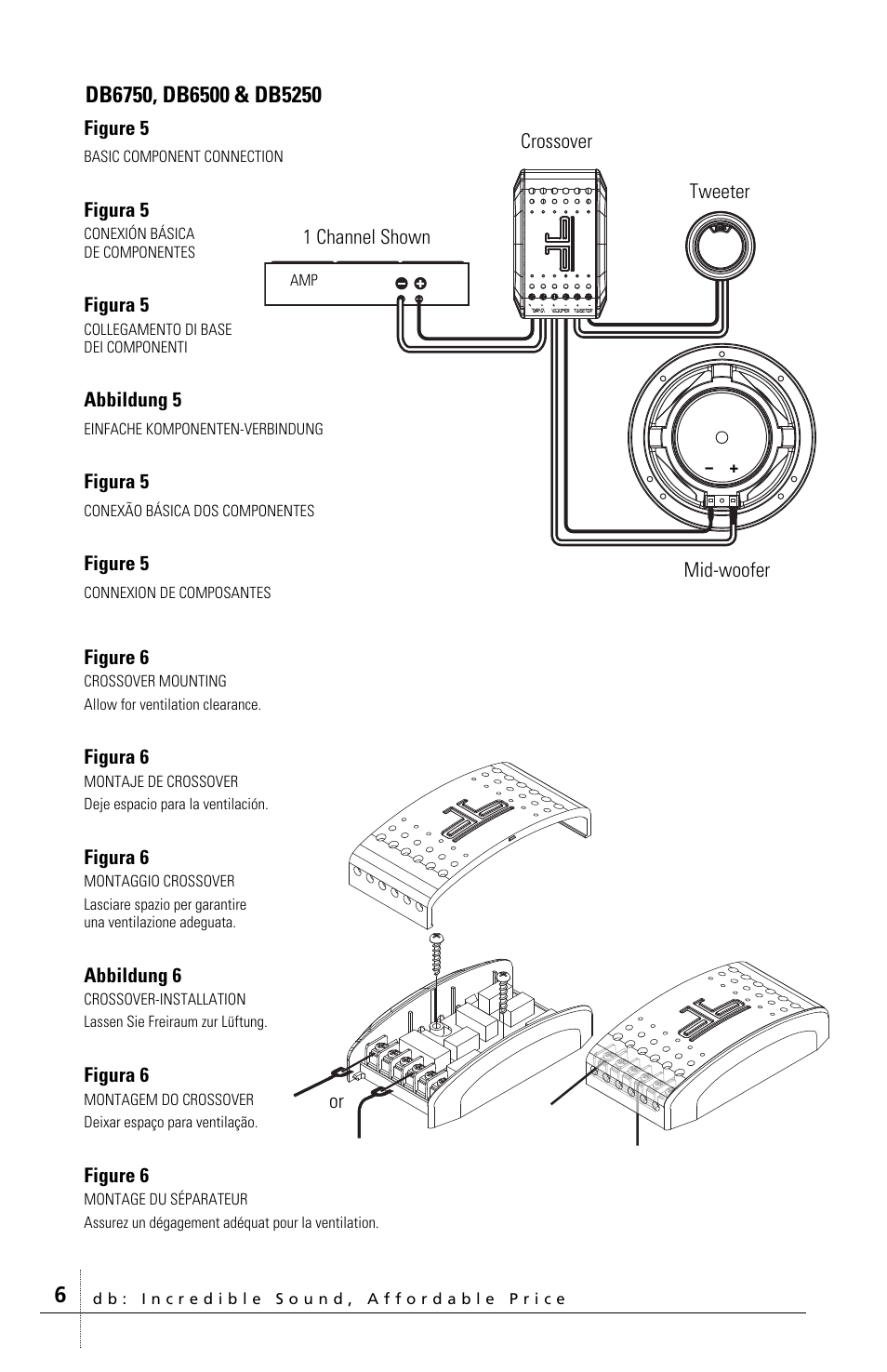 Polk Audio polkaudio the speaker specialists DB400 User Manual | Page 6 / 12